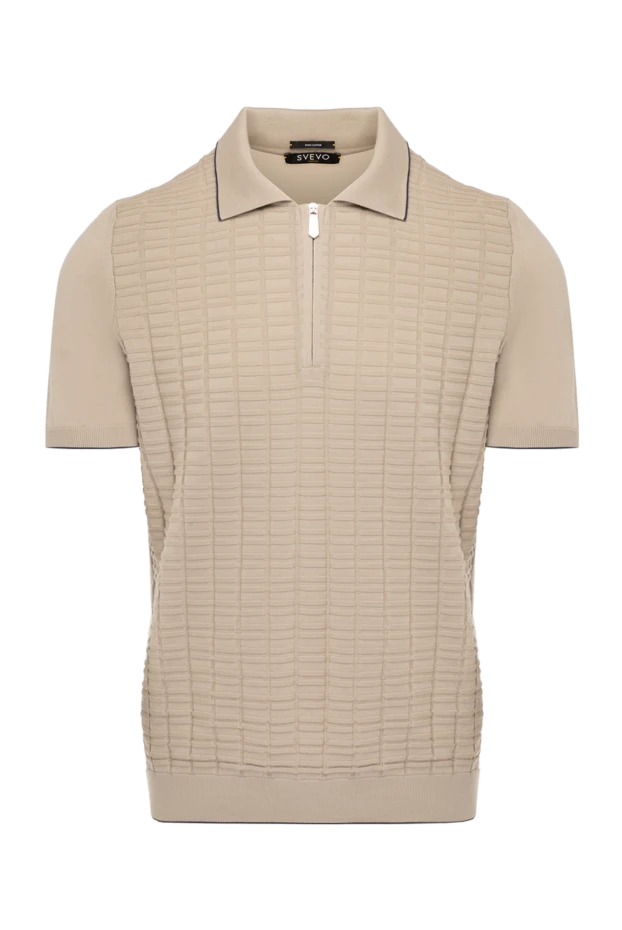 Svevo man cotton polo for men, beige 178881 - photo 1