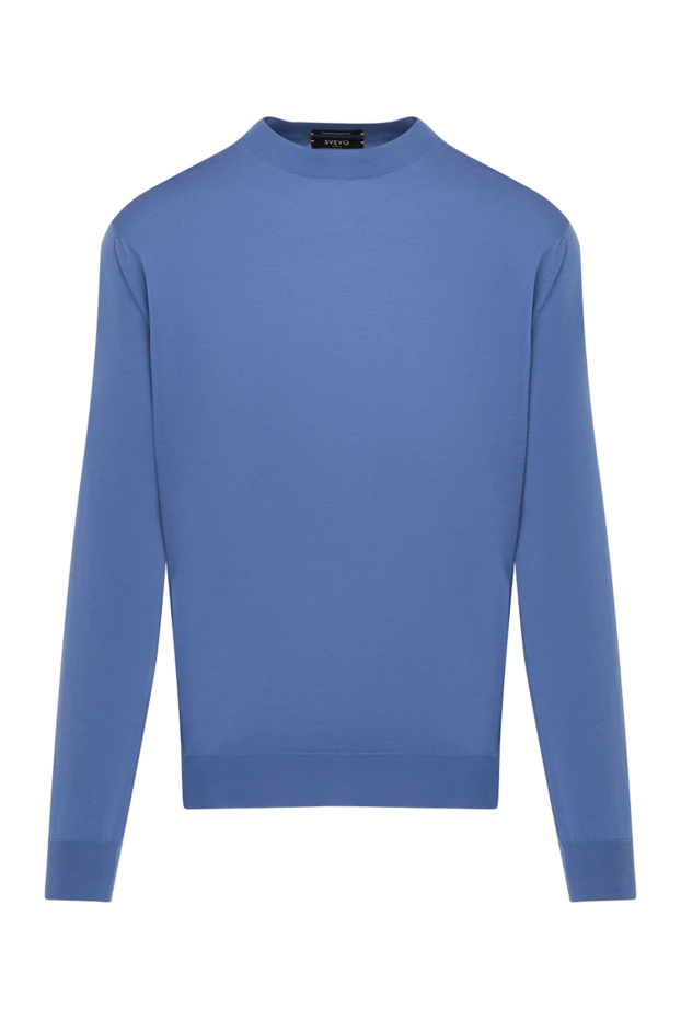 Svevo man long sleeve wool jumper for men, blue buy with prices and photos 178943 - photo 1