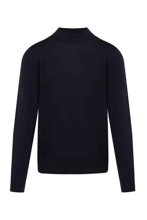 Svevo long-sleeved wool sweater for men black 178945 - photo 1