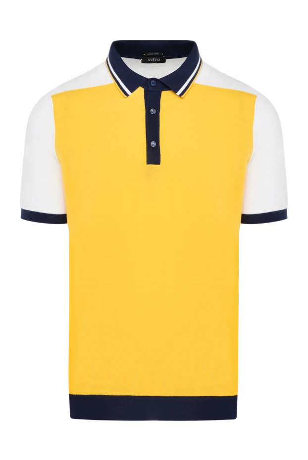 Svevo man yellow cotton polo for men 178949 - photo 1