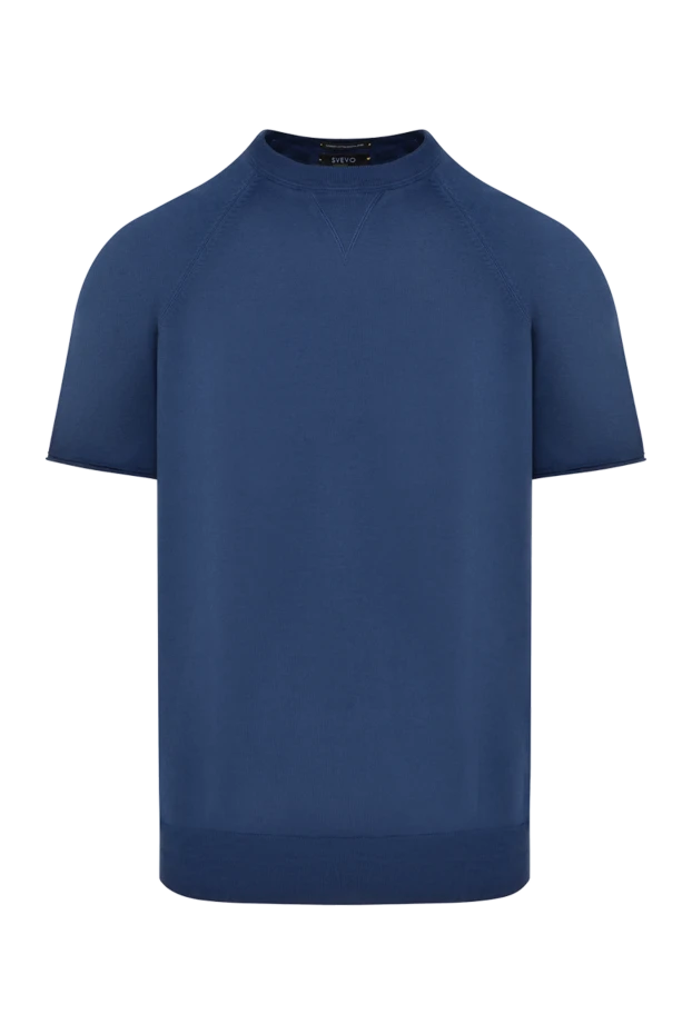 Svevo cotton jumper blue for men 178956 - photo 1