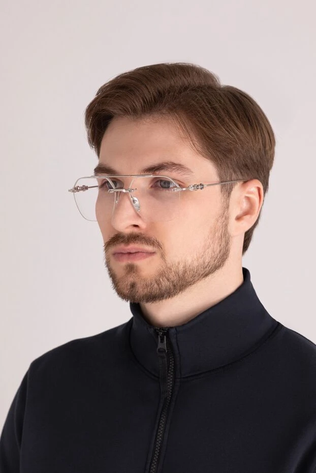 Chrome Hearts чоловічі оправа для окулярів з металу біла чоловіча купити фото з цінами 178992 - фото 2