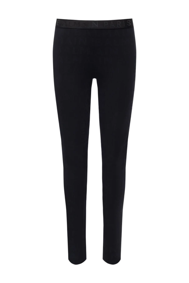 Balmain woman women's black leggings made of polyamide and elastane buy with prices and photos 179002 - photo 1