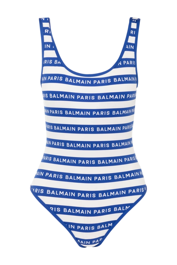 Balmain купальник совместимый женский синий из полиамида и эластана. 179004 - фото 1