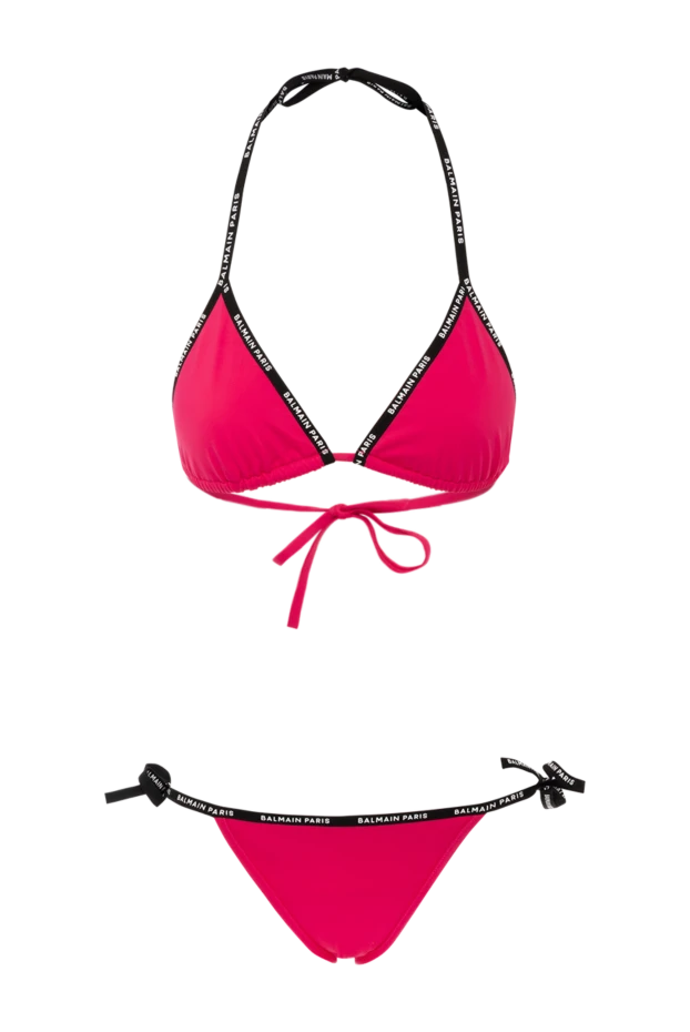 Balmain one-piece swimsuit made of polyamide and elastane pink for women 179006 - photo 1