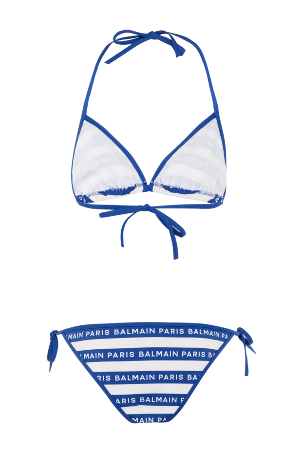 Balmain woman women's blue two-piece swimsuit made of polyamide and elastane buy with prices and photos 179009 - photo 2