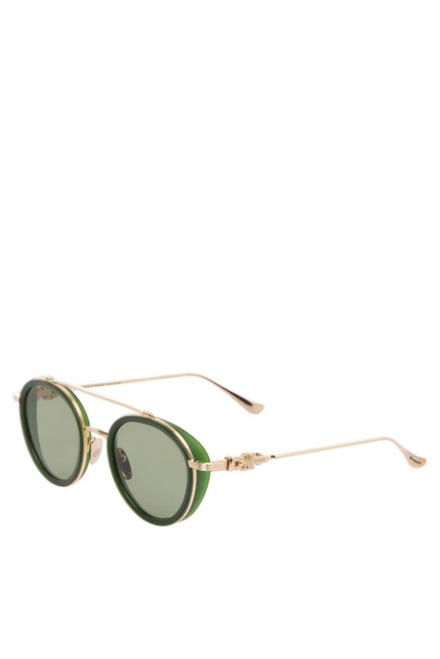 Chrome Hearts очки для защиты от солнца с зелёной двойной оправой и изящной фурнитурой 179012 - фото 3