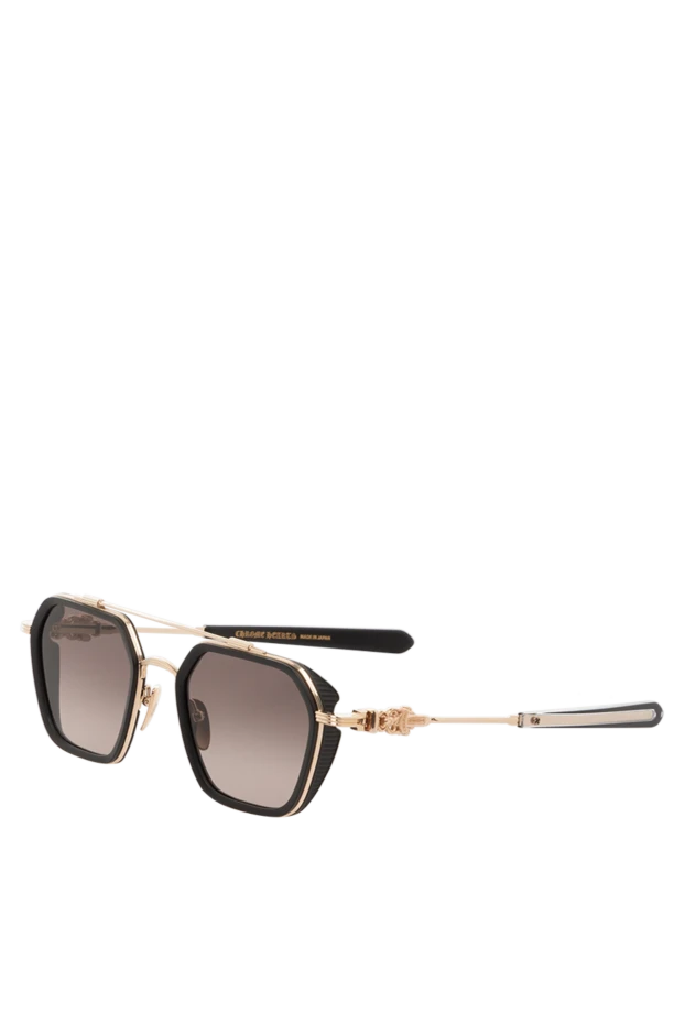 Chrome Hearts men's black sunglasses for sun protection made of metal and plastic 179016 - photo 3