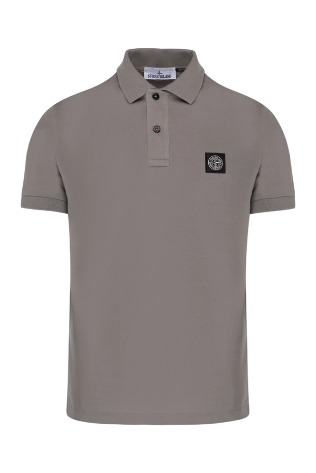 Stone Island man men's beige cotton and elastane polo buy with prices and photos 179036 - photo 1