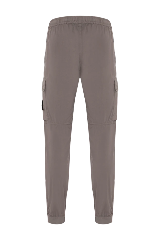 Stone Island man men's gray cotton and elastane trousers buy with prices and photos 179046 - photo 2