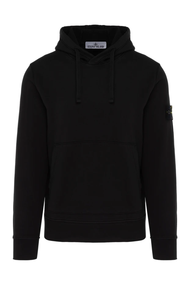 Stone Island man black men's cotton hoodie buy with prices and photos 179053 - photo 1