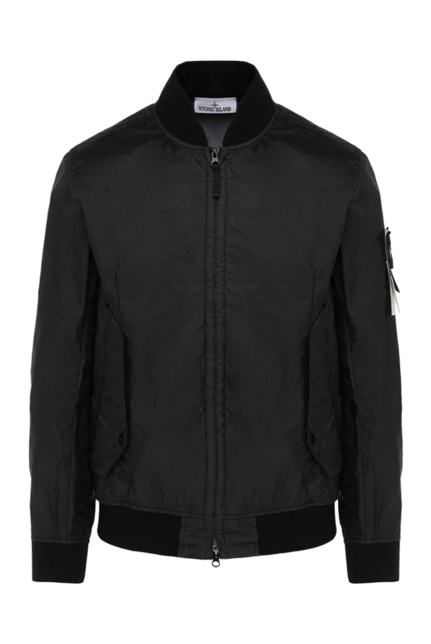 Stone Island man black men's jacket made of polyamide buy with prices and photos 179059 - photo 1