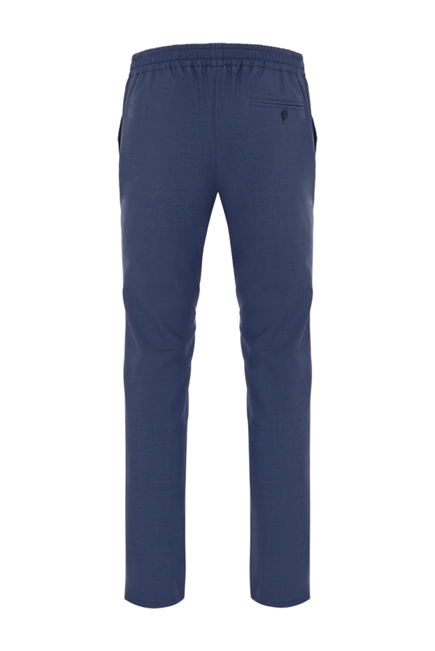 Cesare di Napoli мужские брюки синие мужские из шерсти купить с ценами и фото 179076 - фото 2