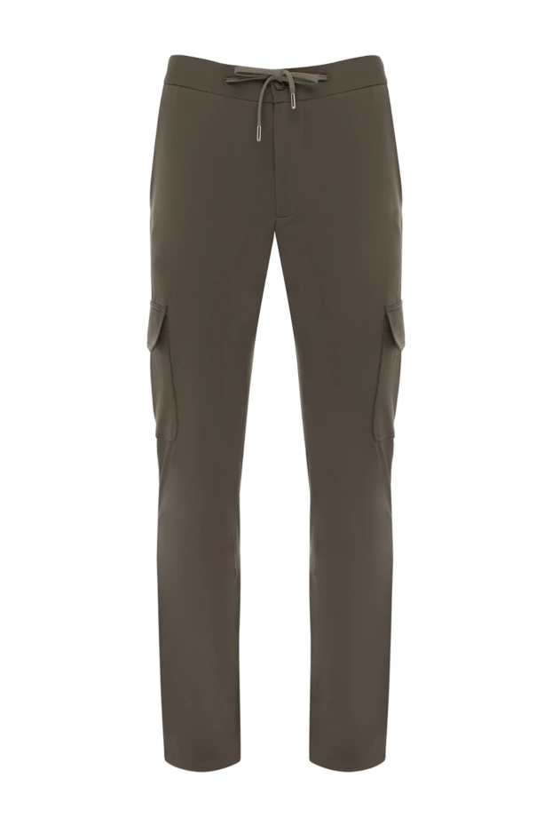 Cesare di Napoli man green men's trousers made of polyamide and elastane buy with prices and photos 179077 - photo 1
