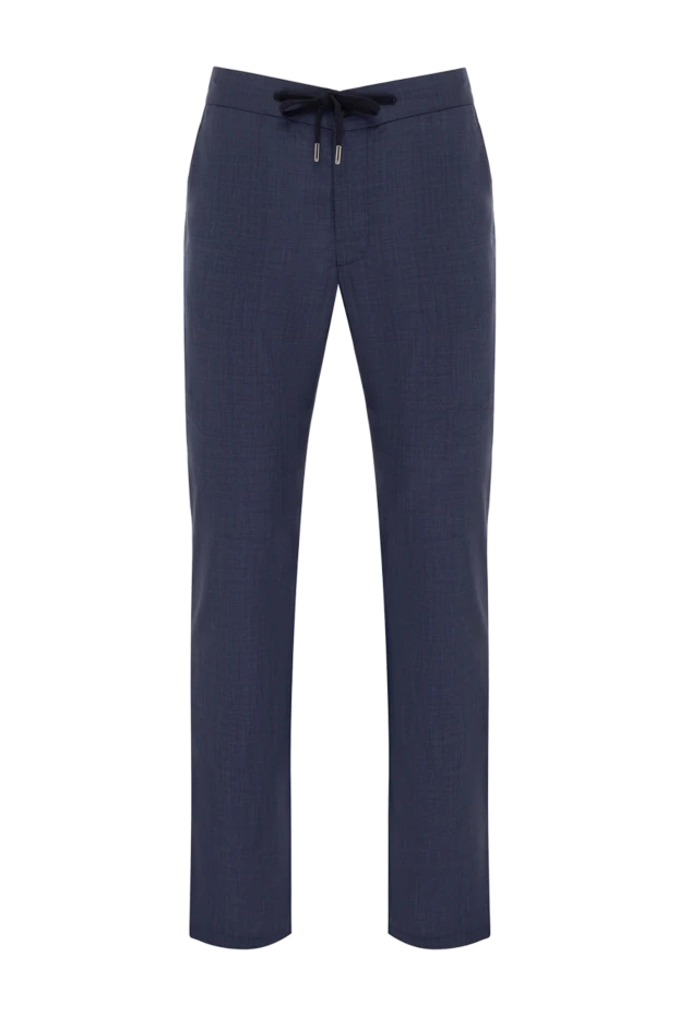 Cesare di Napoli man men's blue trousers made of wool buy with prices and photos 179079 - photo 1