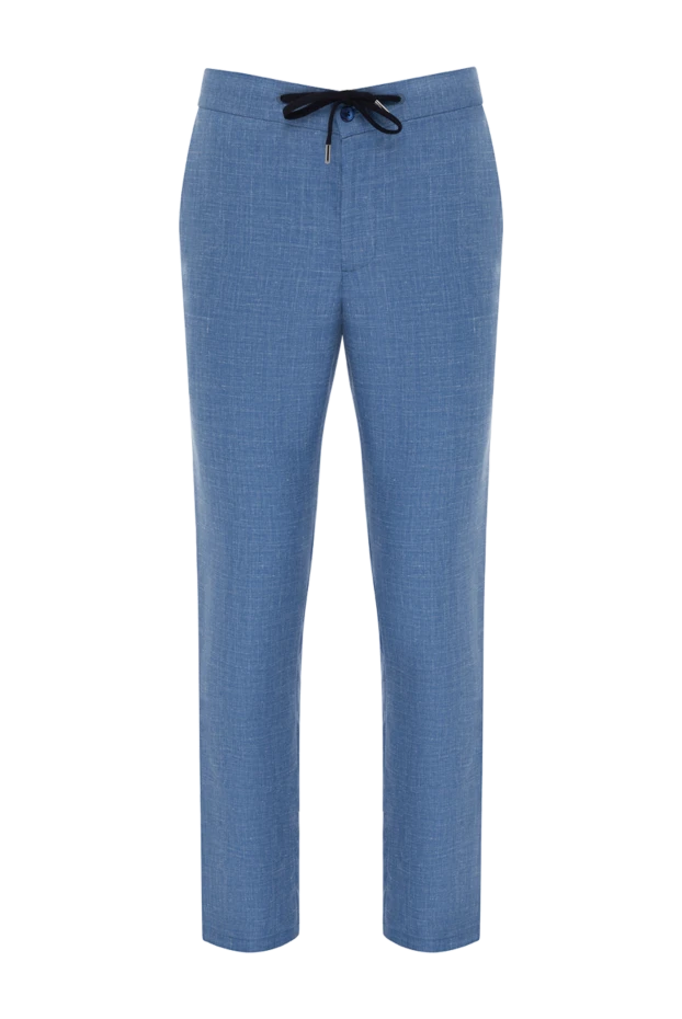 Cesare di Napoli мужские брюки голубые мужские купить с ценами и фото 179082 - фото 1