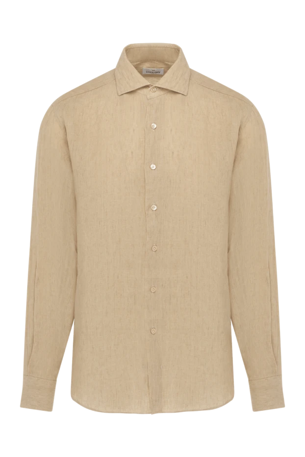 Alessandro Gherardi men's beige linen shirt 179086 - photo 1