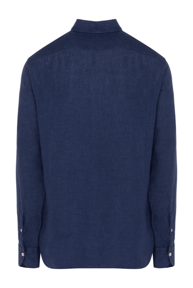 Alessandro Gherardi мужские сорочка синяя мужская из льна купить с ценами и фото 179091 - фото 2