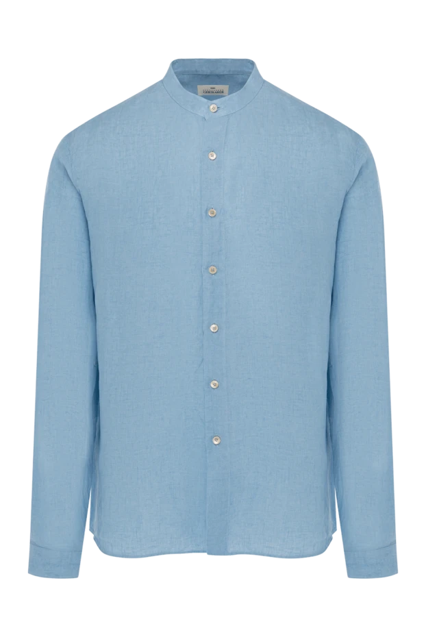 Alessandro Gherardi man men's blue linen shirt buy with prices and photos 179094 - photo 1