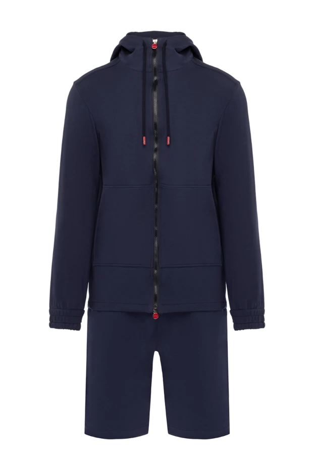 Kiton man men's blue walking suit made of cotton and elastane 179101 - photo 1