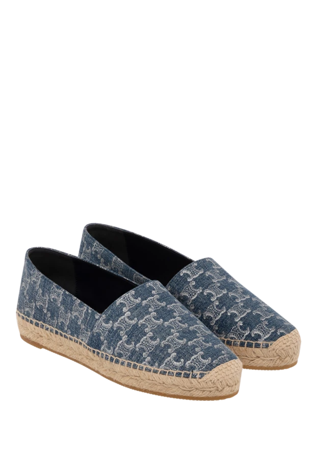 Celine woman women's blue cotton espadrilles buy with prices and photos 179148 - photo 2