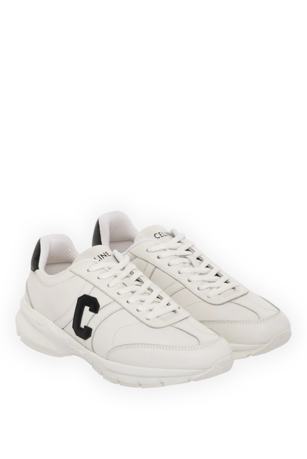 Celine woman white women's sneakers made of genuine leather buy with prices and photos 179149 - photo 2