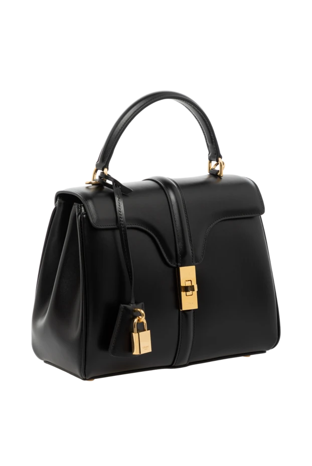 Celine woman women's bag made of black calfskin buy with prices and photos 179155 - photo 2