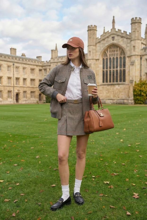 Celine women's red leather bag with rigid handles and the triomphe logo 179160 - photo 2