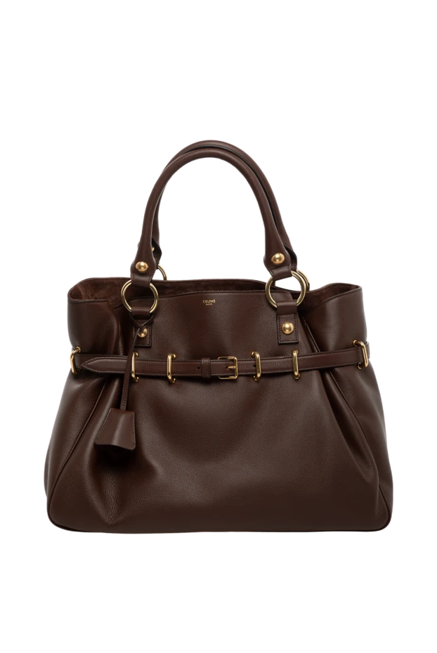 Celine женские сумка женская коричневая из телячьей кожи купить с ценами и фото 179163 - фото 1