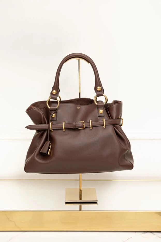 Celine women's bag brown from calfskin 179163 - photo 2