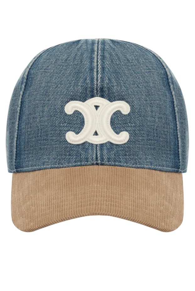 Celine woman women's blue cotton cap buy with prices and photos 179177 - photo 1
