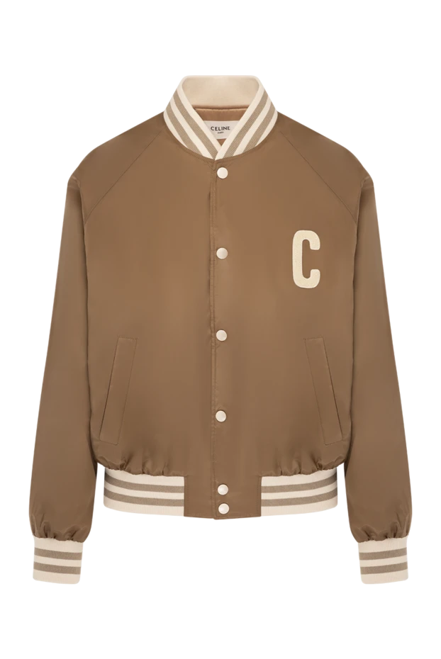 Celine woman women's brown polyamide jacket buy with prices and photos 179189 - photo 1