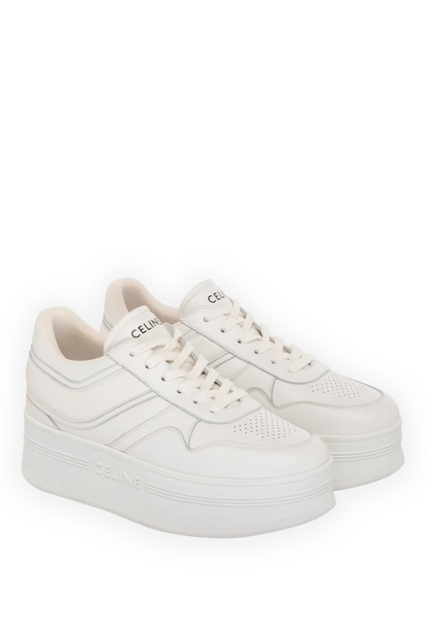 Celine woman white women's sneakers made of genuine leather buy with prices and photos 179191 - photo 2