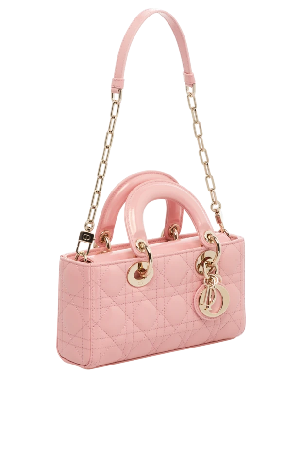 Dior woman women's pink calfskin bag buy with prices and photos 179199 - photo 2