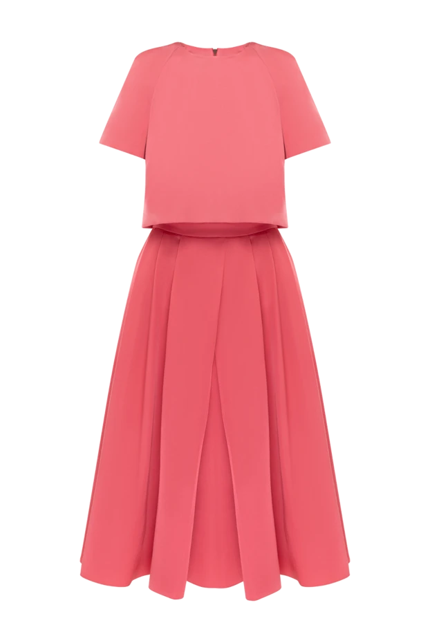 Dior женские костюм с юбкой розовый женский из шерсти и шелка купить с ценами и фото 179206 - фото 1