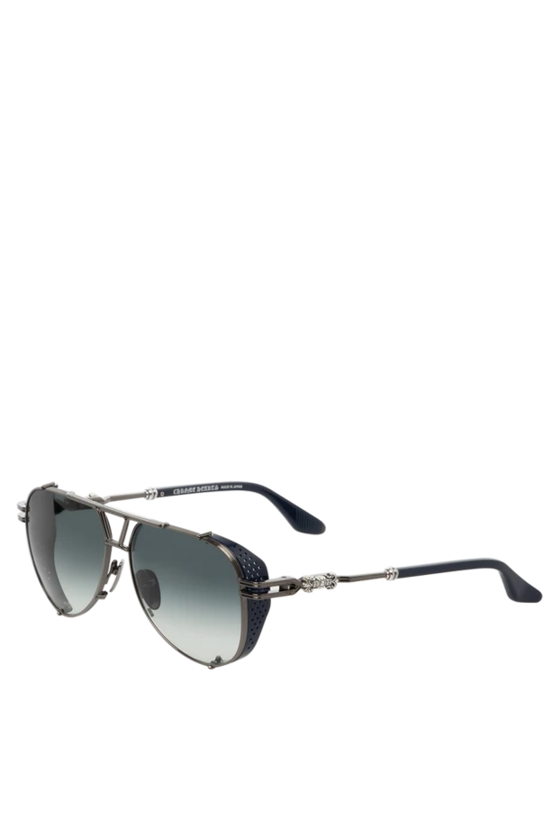 Chrome Hearts чоловічі окуляри сонцезахисні чоловічі сірі з металу купити фото з цінами 179208 - фото 2