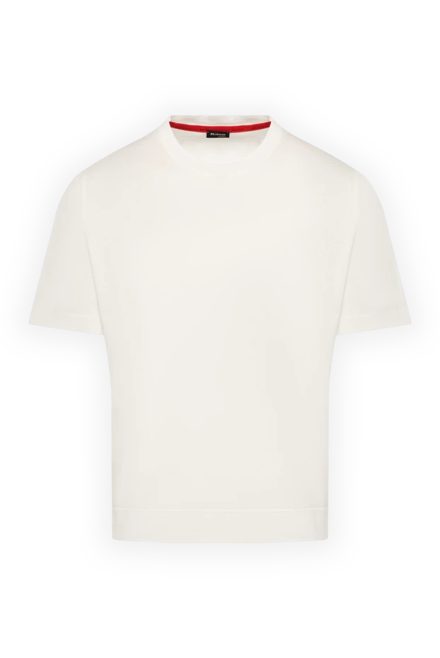 Kiton men's white t-shirt made of cotton 179214 - photo 1