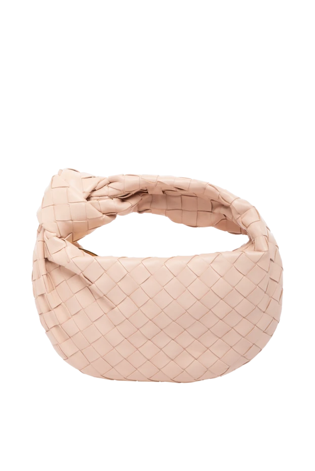 Bottega Veneta женские сумка женская розовая из кожи ягненка купить с ценами и фото 179220 - фото 1