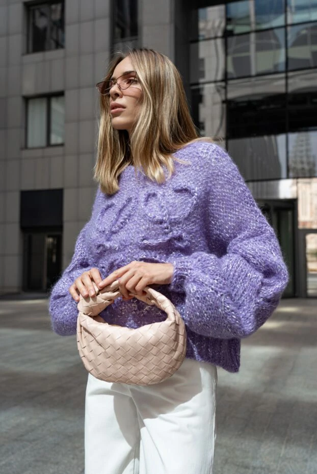 Bottega Veneta jodie mini woven leather tote bag in pink for women 179220 - photo 2