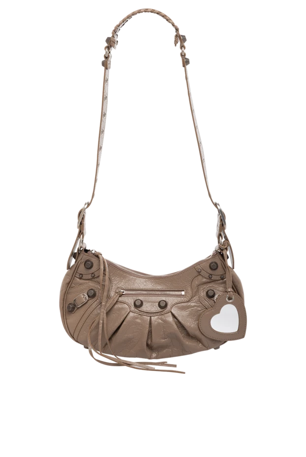 Balenciaga женские сумка женская коричневая из натуральной кожи купить с ценами и фото 179229 - фото 1