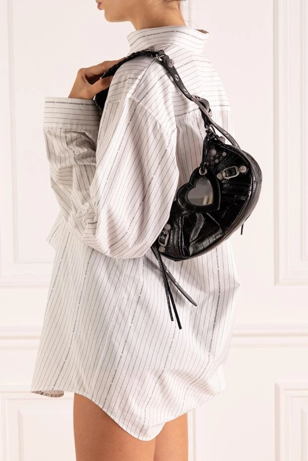Balenciaga жіночі сумка жіноча чорна зі шкіри яненка купити фото з цінами 179238 - фото 2