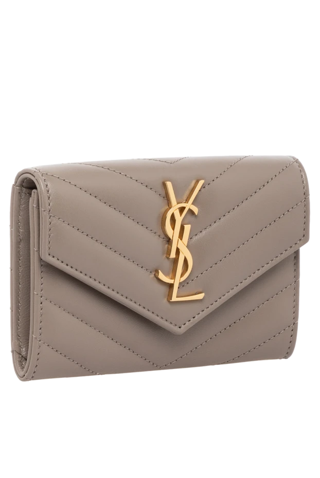 Saint Laurent woman women's purse, beige, made of genuine leather buy with prices and photos 179252 - photo 2