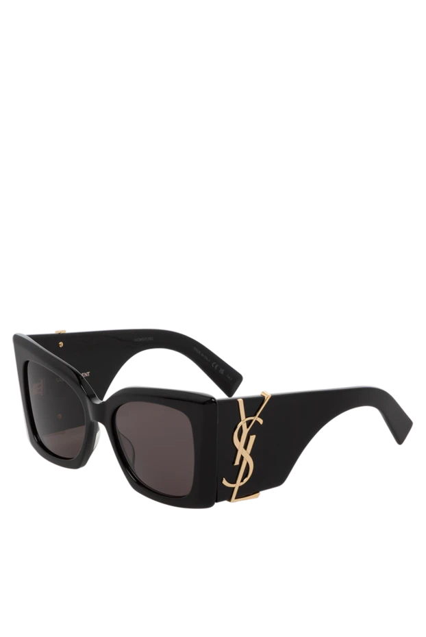 Saint Laurent жіночі окуляри сонцезахисні жіночі чорні із пластику купити фото з цінами 179257 - фото 2