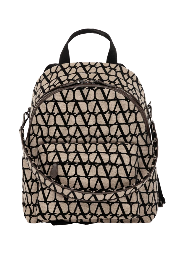Valentino woman women's beige cotton backpack buy with prices and photos 179266 - photo 1