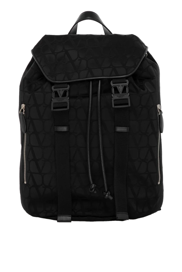 Valentino женские рюкзак женский черный из хлопка и полиэстера купить с ценами и фото 179267 - фото 1