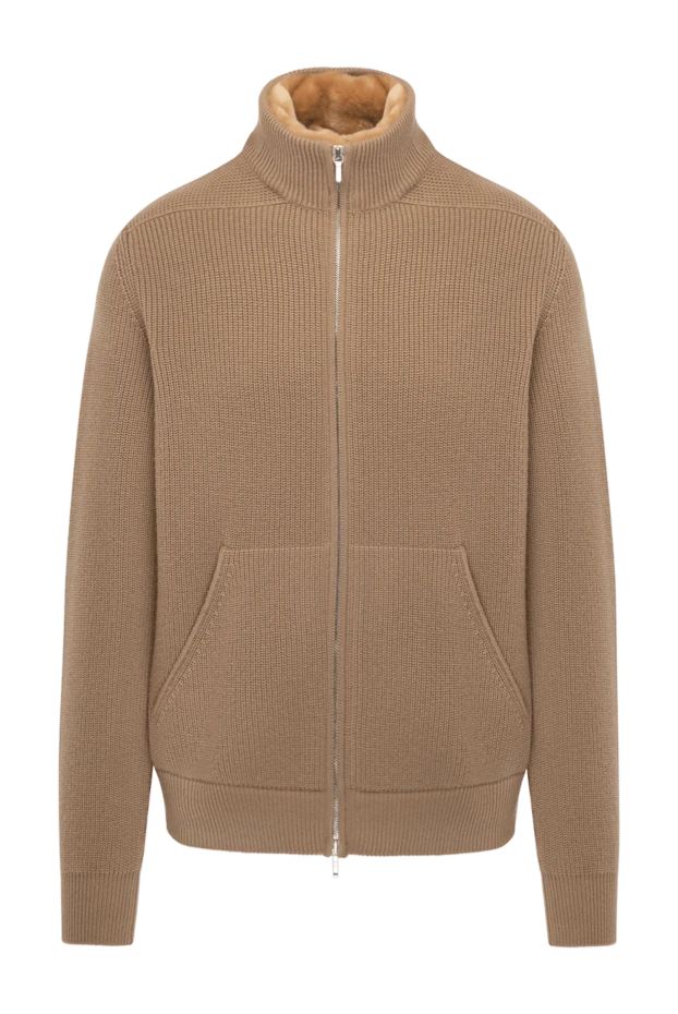 Loro Piana man men's beige cashmere cardigan buy with prices and photos 179277 - photo 1