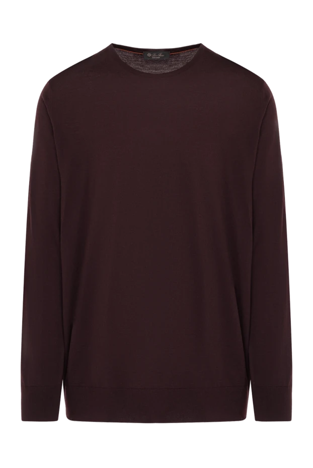 Loro Piana man long sleeve jumper for men, brown, wool buy with prices and photos 179283 - photo 1
