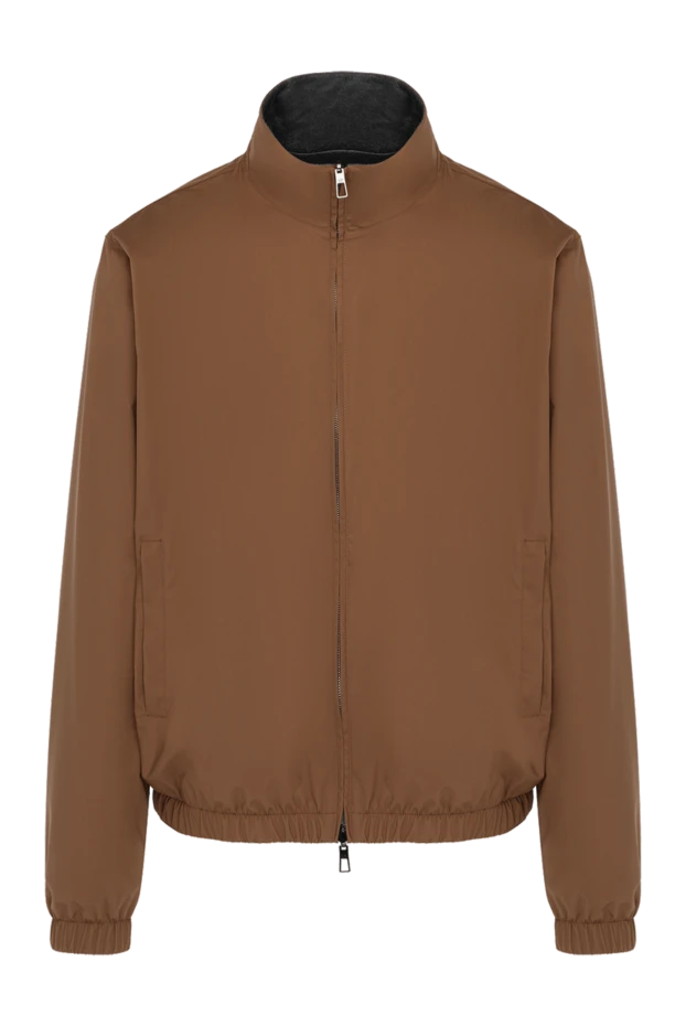 Loro Piana мужские куртка мужская коричневая из нейлона купить с ценами и фото 179291 - фото 1