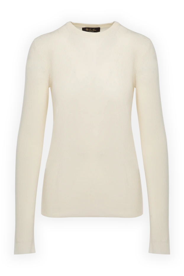 Loro Piana woman women's white wool jumper buy with prices and photos 179302 - photo 1