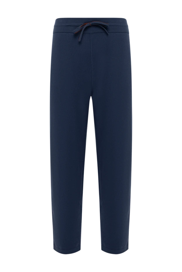 Loro Piana мужские брюки мужские синие из кашемира купить с ценами и фото 179310 - фото 1